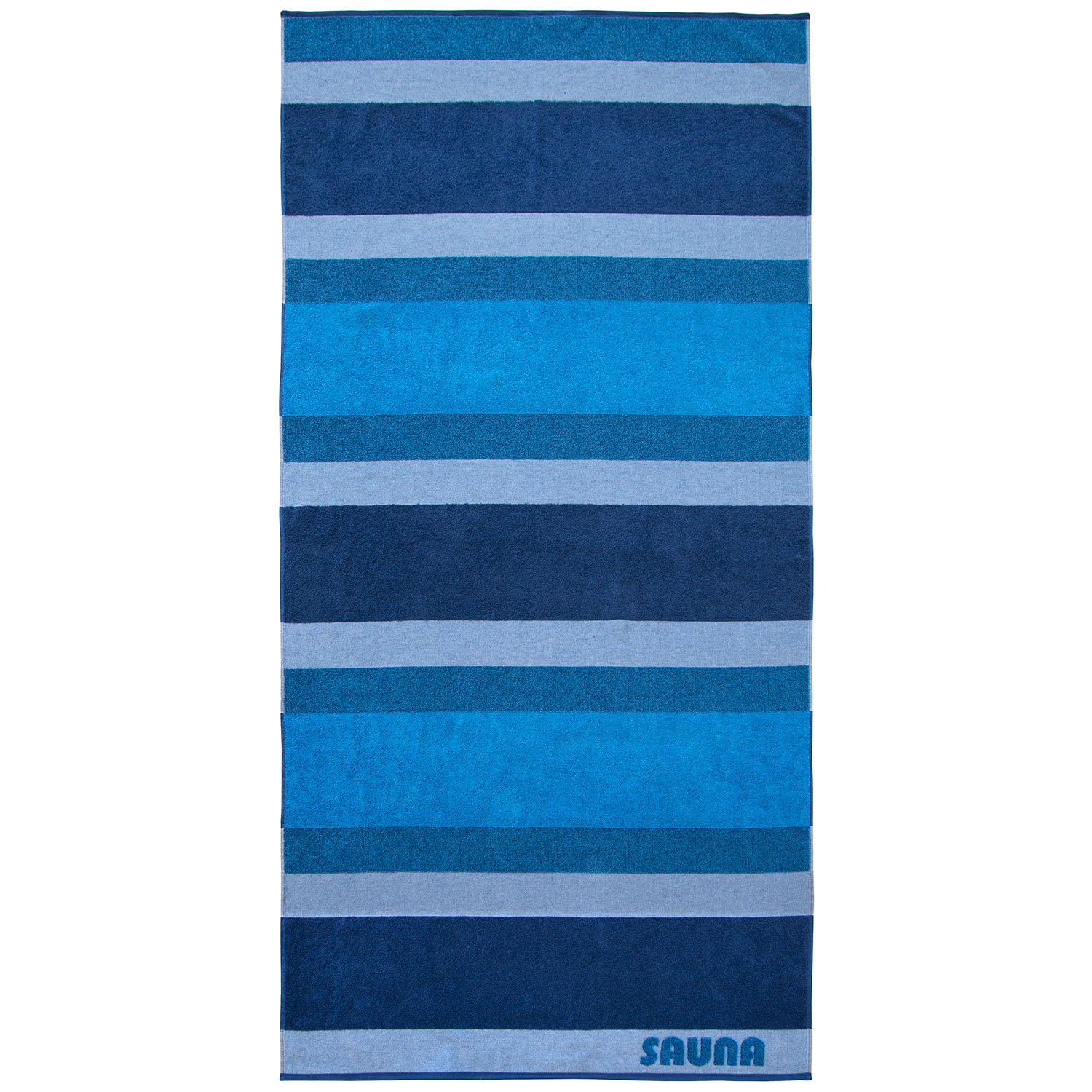 Baumwolle, Sauna, Stripe, Streifen, blau, silber, grau | Dyckhoff GmbH